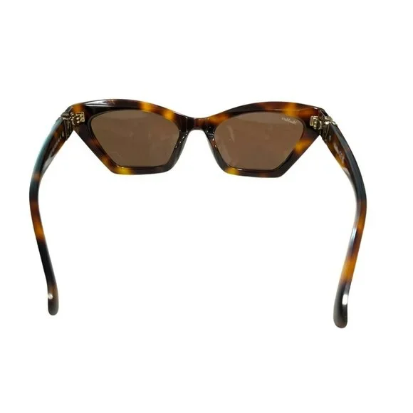 Max Mara Tortoiseshell Cat Eye Sunglasses MM0057 52E With Case & Cloth New - Picture 5 of 7